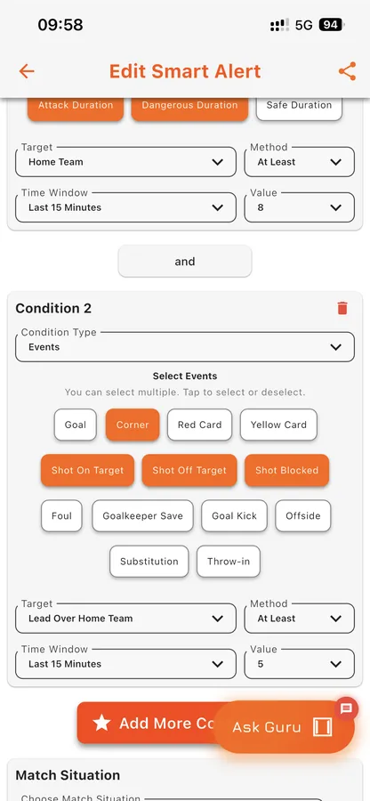 GoalSmart Alerts