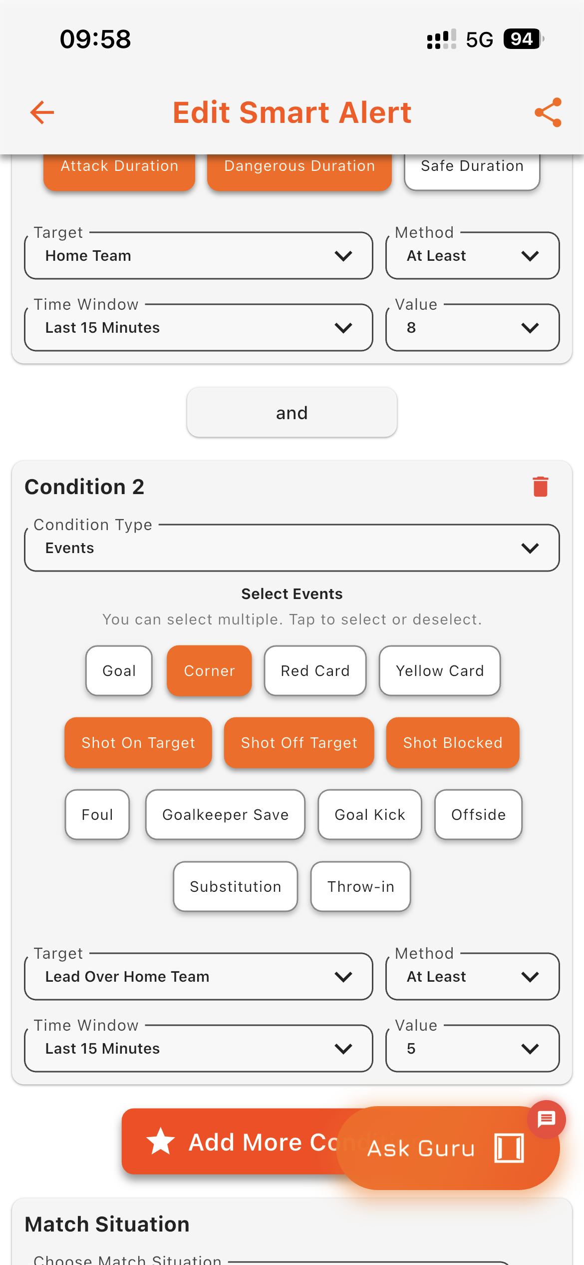 GoalSmart Alerts